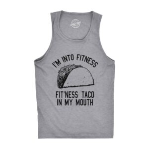 Blyzera I'm Into Fitness Fit'ness Taco In My Mouth Men's Tank Top