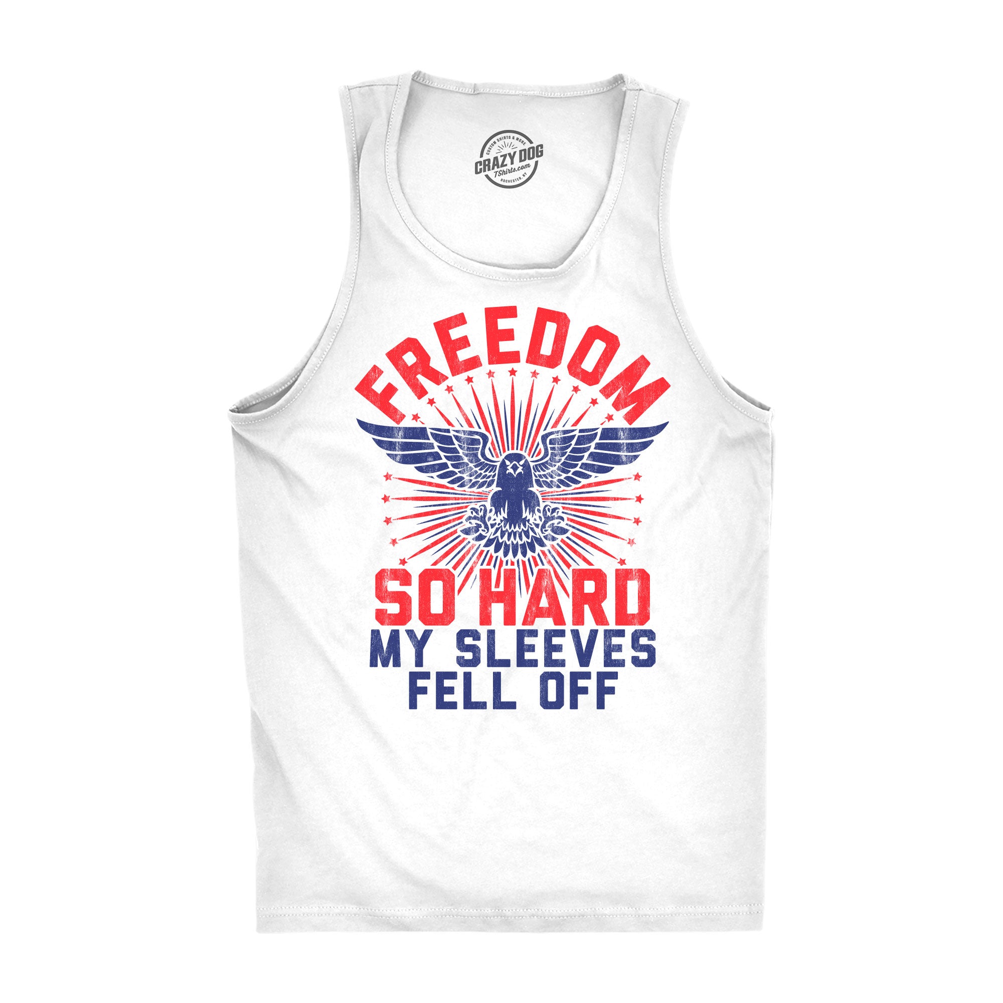 Blyzera Freedom So Hard My Sleeves Fell Off Men's Tank Top - Image 4