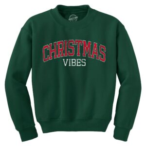 Blyzera Christmas Vibes Crew Neck Sweatshirt
