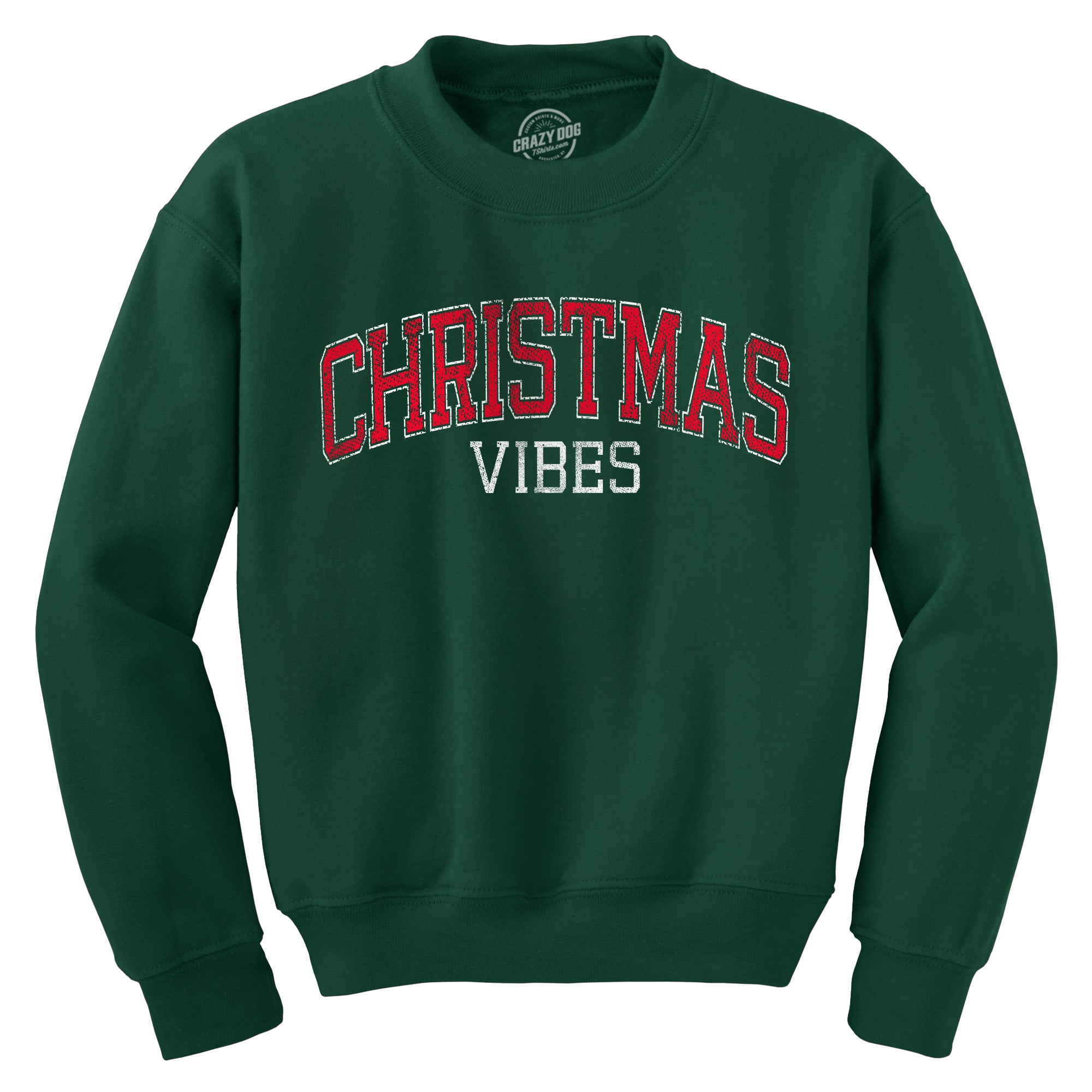 Blyzera Christmas Vibes Crew Neck Sweatshirt