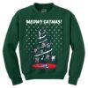 Blyzera Meowy Catmas Crew Neck Sweatshirt