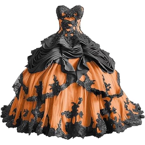 Alternative view of Ball Gown with Satin, Ruffle Trim, Strapless
