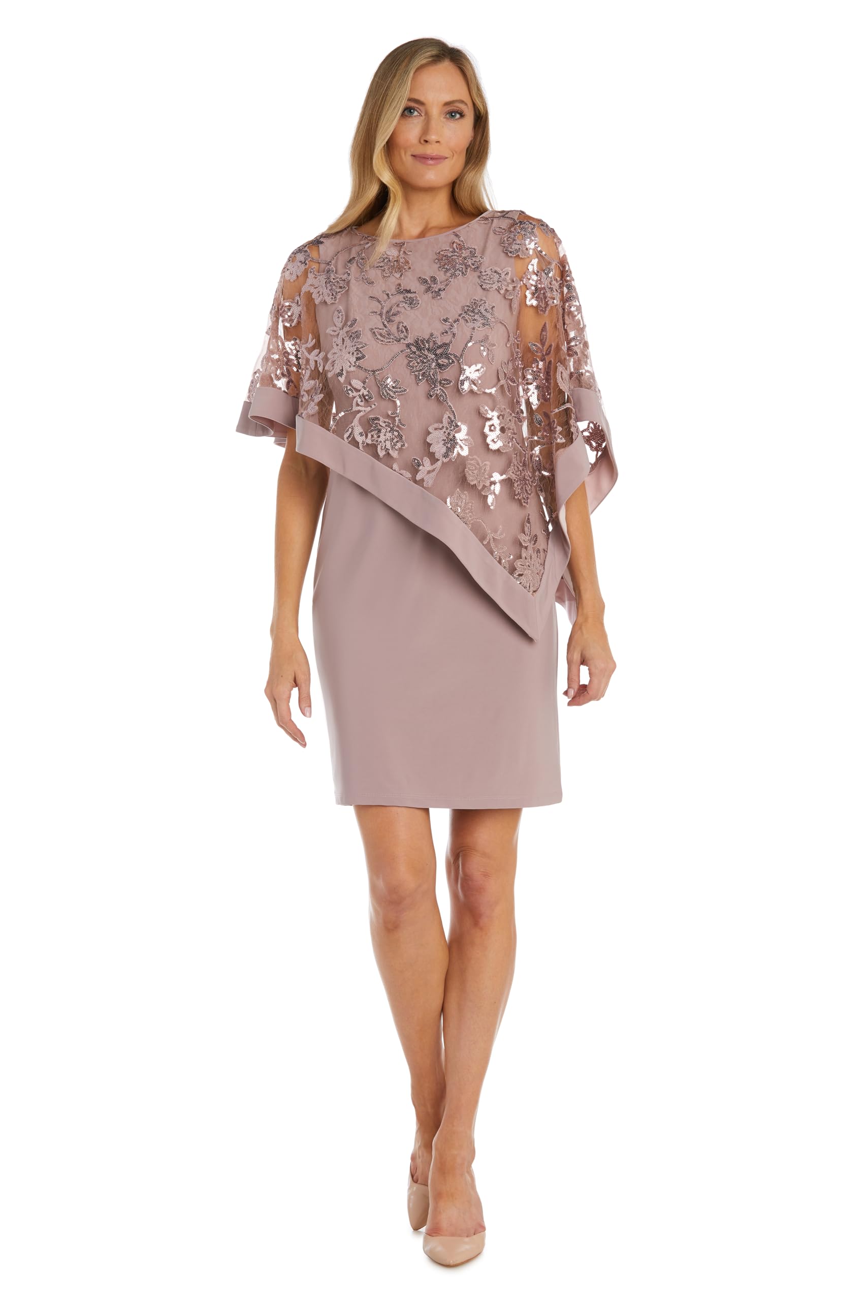 Bodycon Dress with Lace, Sequin, Embroidered Cocktail Party