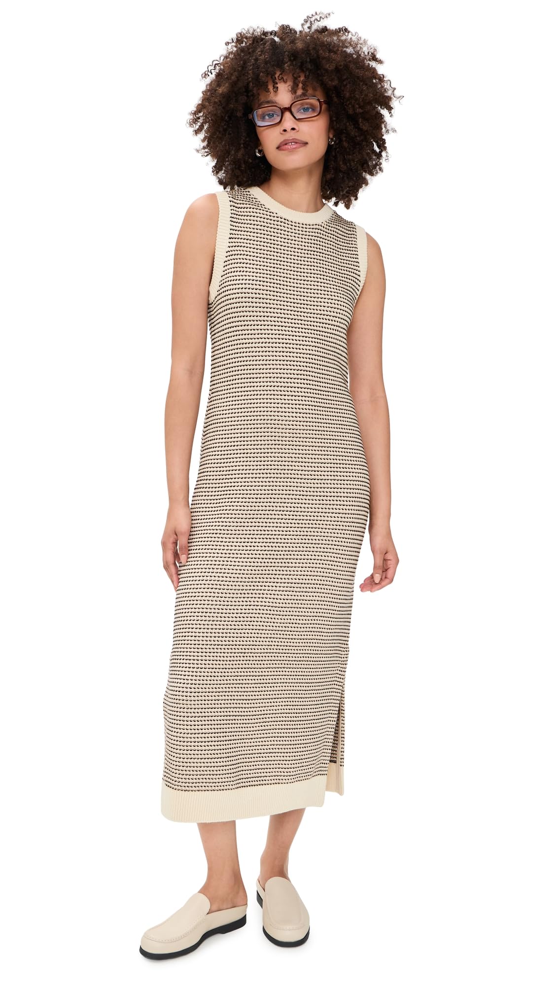 Dress with Knit