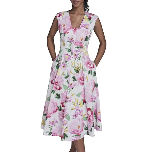 Alternative view of Midi Dress with Floral Print, Printed