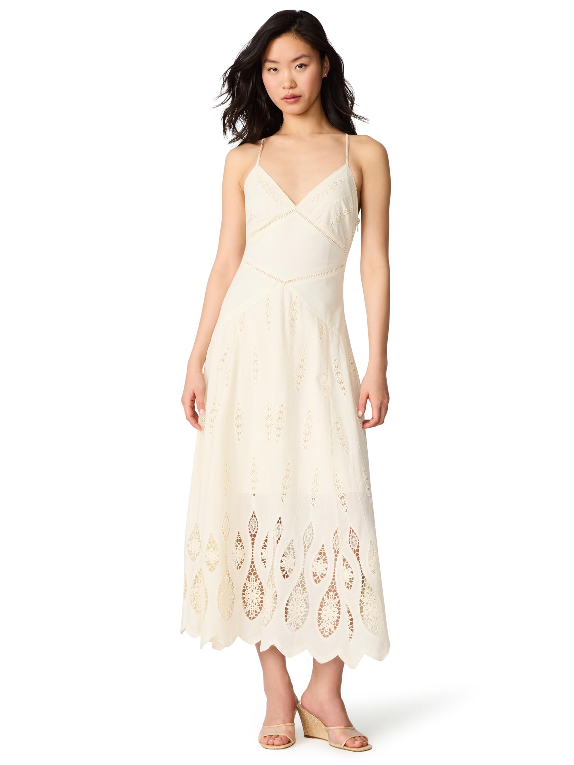 Blyzera Women's Eleanora Dress Cotton Elegant Occasion Party Wear Fashion