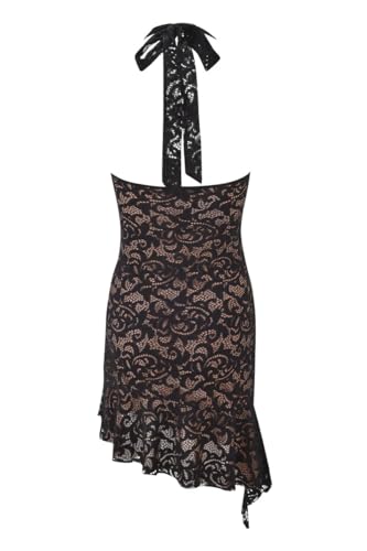 Blyzera Women's I.Am.Gia Gemma Lace Halter Mini Dress Elegant Occasion - Image 8