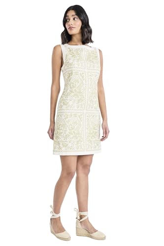 Blyzera Women's Maggy London Elegant Geometric Sleeveless Sheath Dress For Wedding Guest & Spring Occasions - Image 3