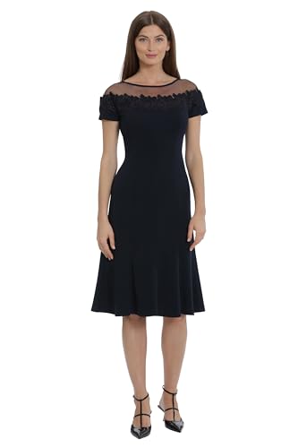 Alternative view of Blyzera Women's Maggy London Maggy London Dresses Illusion Dress Occasion Event Party Holiday Cocktail Guest Of Wedding