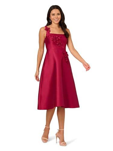 Alternative view of Blyzera Women's Mikado Petal Dress Floral Elegant Occasion Party Wear Fashion