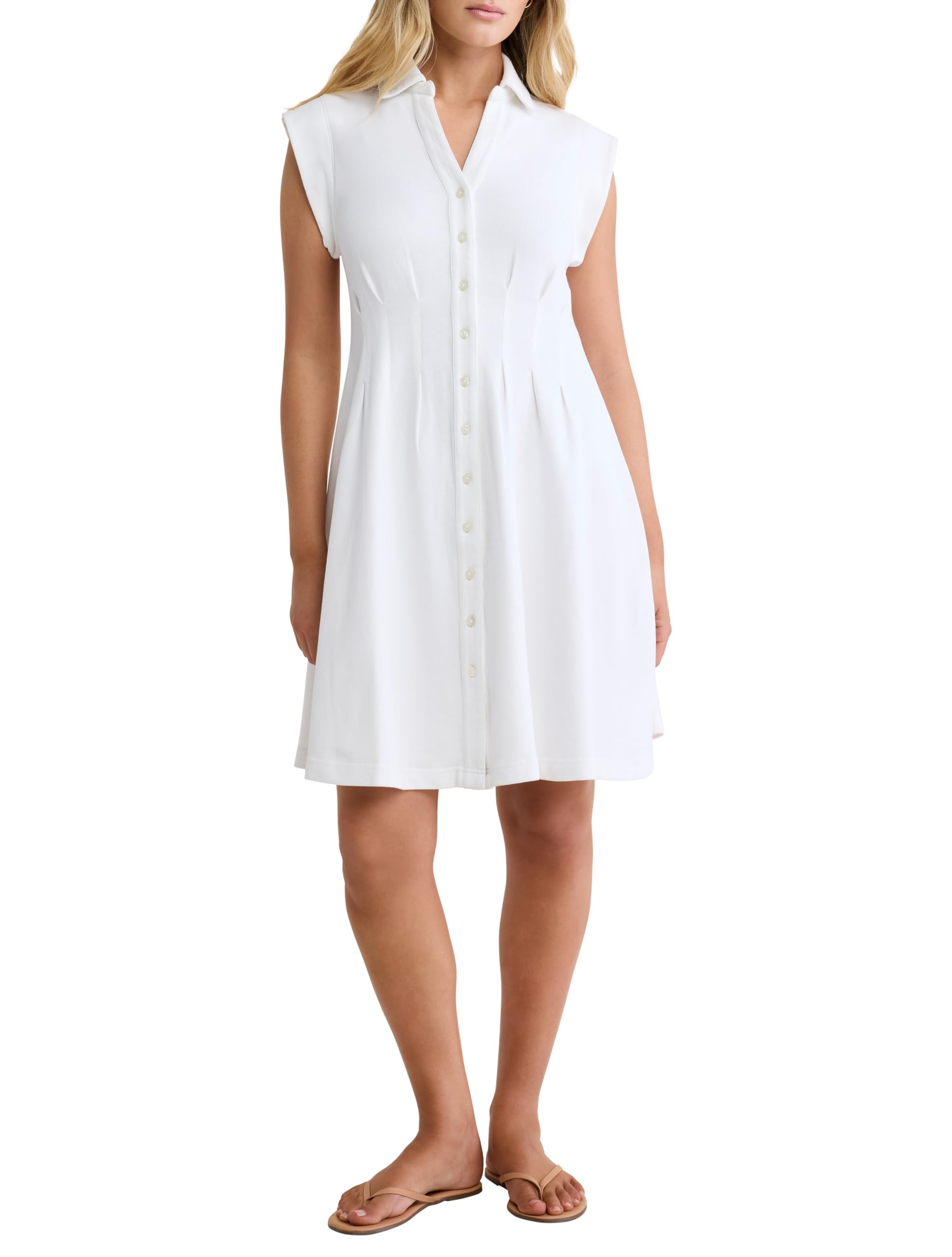 Blyzera Women's Nic+Zoe French Terry Rory Dress Elegant Occasion Party