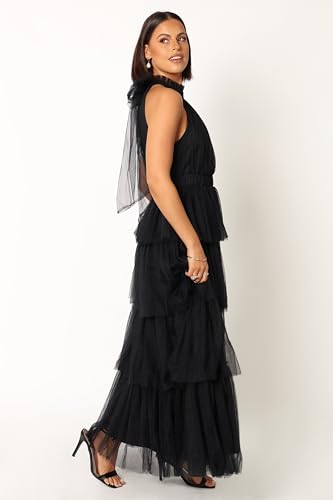 Blyzera Women's Petal & Pup Frances Halterneck Maxi Dress Elegant Occasion - Image 3