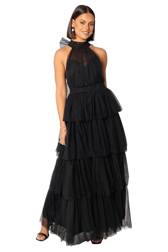 Alternative view of Blyzera Women's Petal & Pup Frances Halterneck Maxi Dress Elegant Occasion