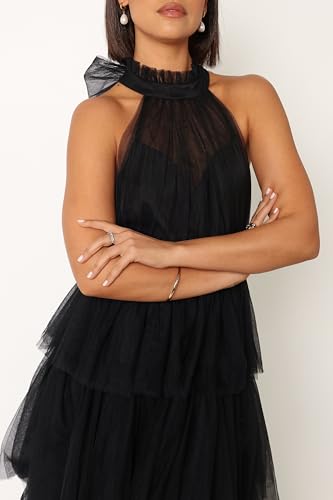 Blyzera Women's Petal & Pup Frances Halterneck Maxi Dress Elegant Occasion - Image 7
