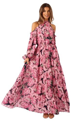 Alternative view of Blyzera Women's Petal & Pup Hilary Pleated Maxi Dress Elegant Occasion