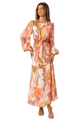 Alternative view of Blyzera Women's Petal & Pup Laquin Long Sleeve Maxi Dress Lace Elegant