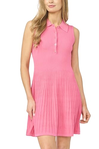 Alternative view of Blyzera Women's Ted Baker Molly Sleeveless Collared Button Down Polo Mini Dress